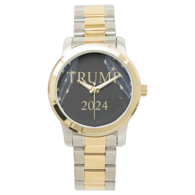 トランプ2024 腕時計 (正面)