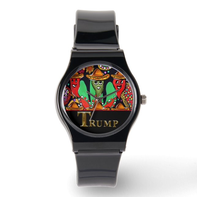 トランプ2024 腕時計 (正面)