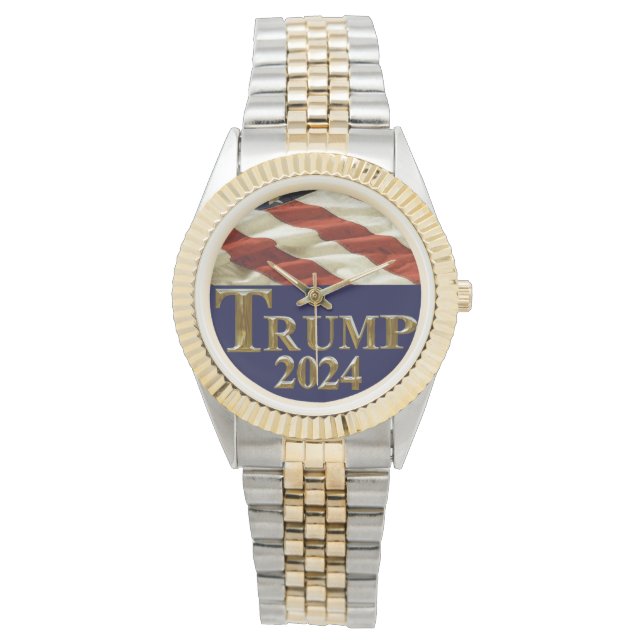 トランプ2024 腕時計 (正面)