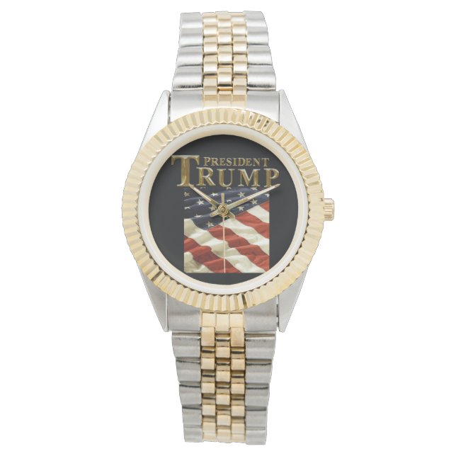 トランプ2024 腕時計 (正面)