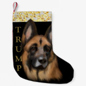 トランプ2024 見てろ スモールクリスマスストッキング (正面)