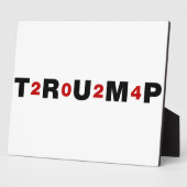 トランプ2024 赤 フォトプラーク (側面)