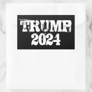 トランプ2024 長方形シール