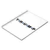 トランプ2024 青 ノートブック (左側)