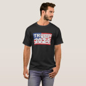 トランプ2024 45 47アメリカ国旗USAアメリカ4日 Tシャツ (正面フル)