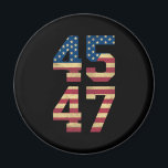 トランプ2024 45 47ヴィンテージアメリカ国旗のレトロ4547 マグネット<br><div class="desc">トランプ2024 45 47ヴィンテージアメリカ国旗のレトロ4547トランプ2024</div>