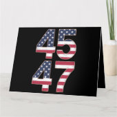 トランプ2024 45 47ヴィンテージ カード (正面)