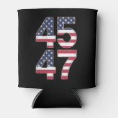 トランプ2024 45 47ヴィンテージ 缶クーラー (正面)