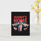 トランプ2024 Daddy's Home (On Back) 2025 Take Americ カード (黄色い花)