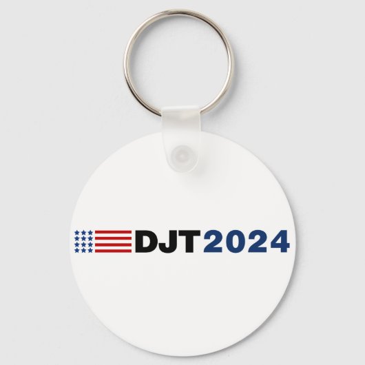 トランプ2024 DJTキーチェーン キーホルダー (正面)