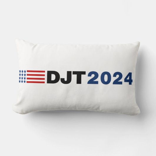 トランプ2024 DJT腰枕 ランバークッション (正面)