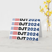 トランプ2024 DJT カード (黄色い花)