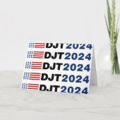 トランプ2024 DJT カード (正面)