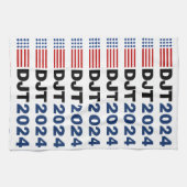トランプ2024 DJT キッチンタオル (横)