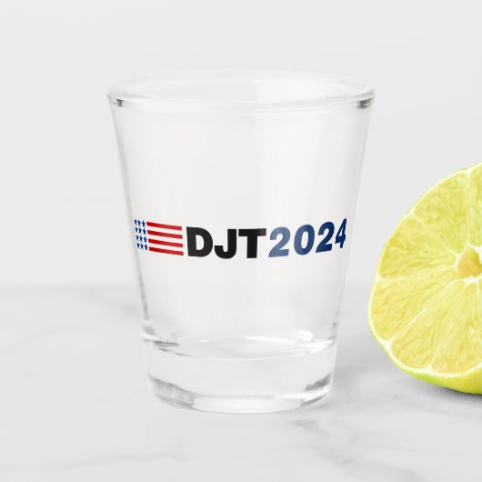 トランプ2024 DJT ショットグラス (正面)