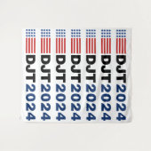 トランプ2024 DJT タペストリー (正面(横))