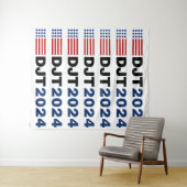 トランプ2024 DJT タペストリー (インサイチュ(横))