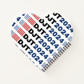 トランプ2024 DJT ノートブック (裏面)