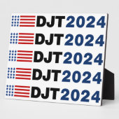 トランプ2024 DJT フォトプラーク (側面)