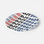 トランプ2024 DJT ペーパープレート (アングル)