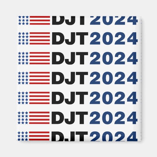 トランプ2024 DJT マグネット (正面)