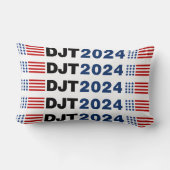 トランプ2024 DJT ランバークッション (裏面)