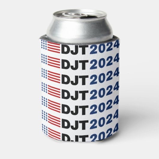トランプ2024 DJT 缶クーラー (缶裏面)