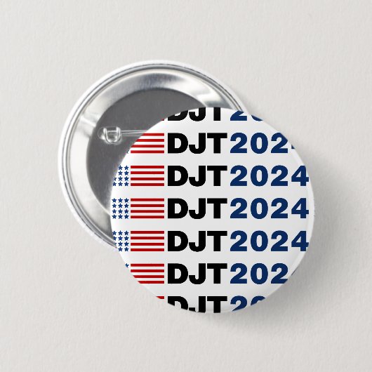 トランプ2024 DJT 缶バッジ (正面&裏面)
