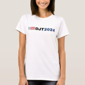 トランプ2024 DJT Tシャツ (正面)