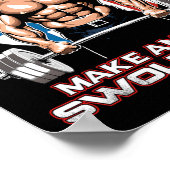 トランプ2024 Donald Pump再びアメリカスワールを作る ポスター (角)