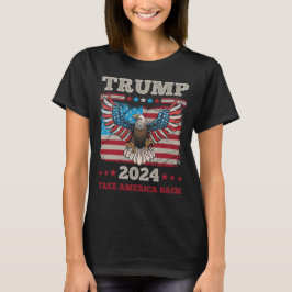 トランプ2024 Eagle - Take America Back T-Shirt Tシャツ