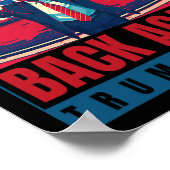 トランプ2024 Guess Who's Ck Again引用文シャツおもしろい ポスター (角)