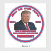 トランプ2024 Kennedy Musk Vance投票 シール (シート)