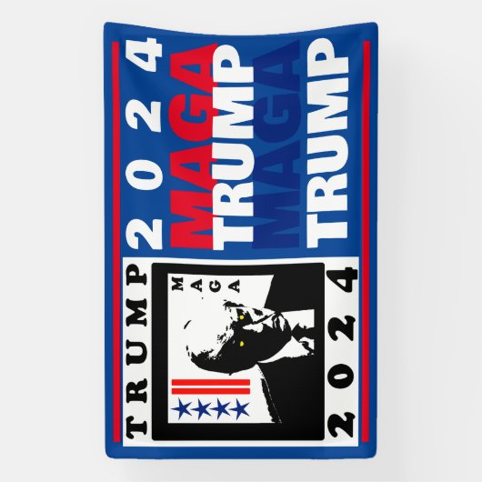 トランプ2024 RWB 横断幕 (縦)