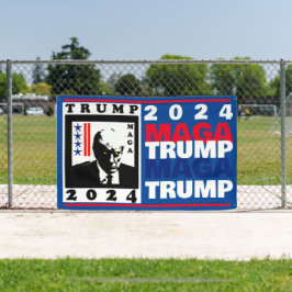 トランプ2024 RWB 横断幕
