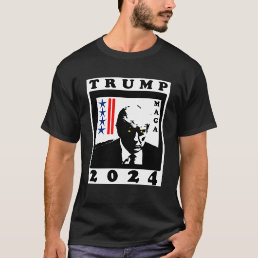 トランプ2024 RWB Tシャツ (正面)