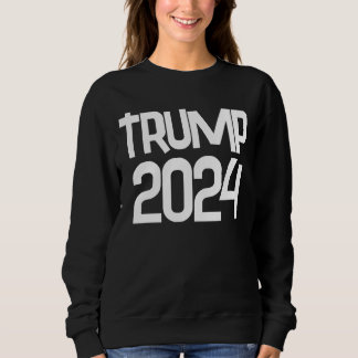 トランプ2024 Tシャツスウェットシャツ スウェットシャツ