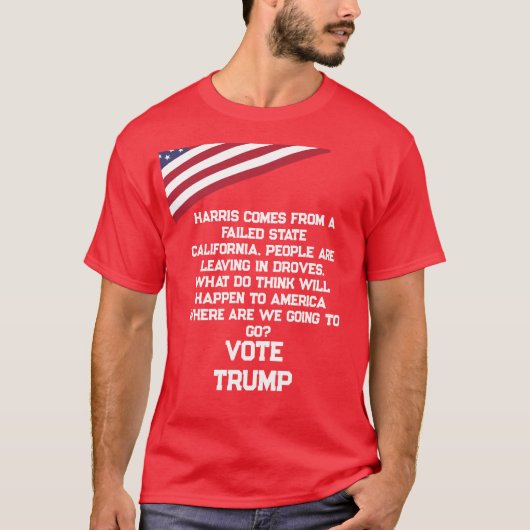 トランプ2024 Tシャツ (正面)
