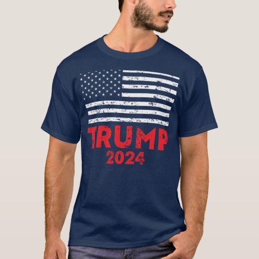 トランプ2024 Tシャツ (正面)
