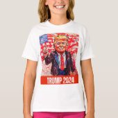 トランプ2024 Tシャツ (正面)