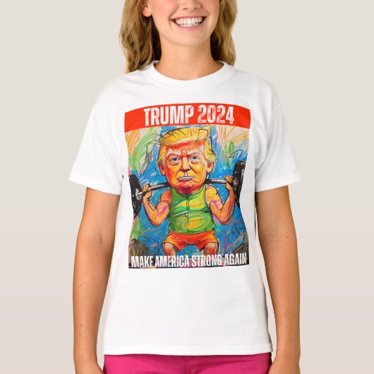 トランプ2024 Tシャツ (正面)