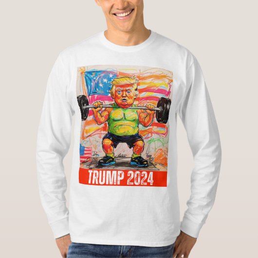 トランプ2024 Tシャツ (正面)