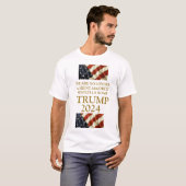トランプ2024 Tシャツ (正面フル)