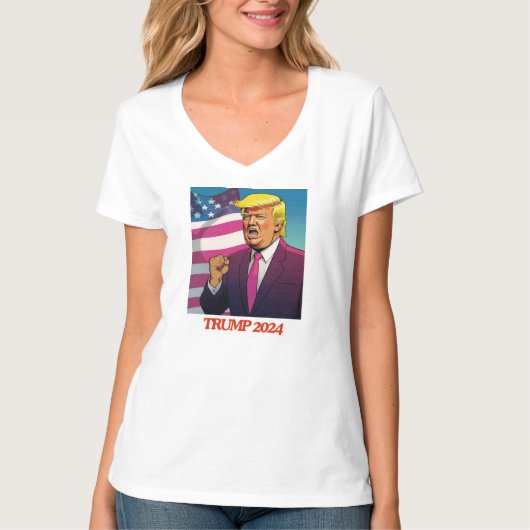 トランプ2024 Tシャツ (正面)