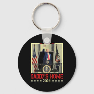トランプ2024 Take America Back Daddy's Home Trump 20 キーホルダー