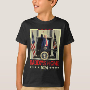 トランプ2024 Take America Back Daddy's Home Trump 20 Tシャツ