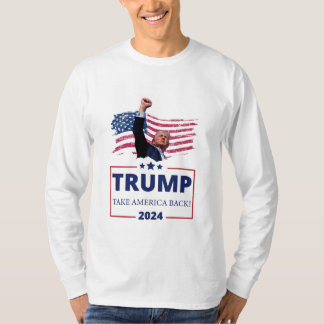 トランプ2024 "Take America Back" Tシャツ