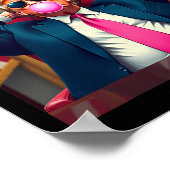 トランプ2024 Take America Ck Daddy's Home Pink Bubbl ポスター (角)