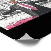 トランプ2024 Take America Ck Daddy's Home Trump Pink ポスター (角)