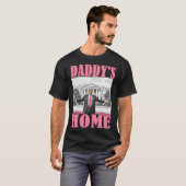 トランプ2024 Take America Ck Daddy's Home Trump Pink Tシャツ (正面フル)